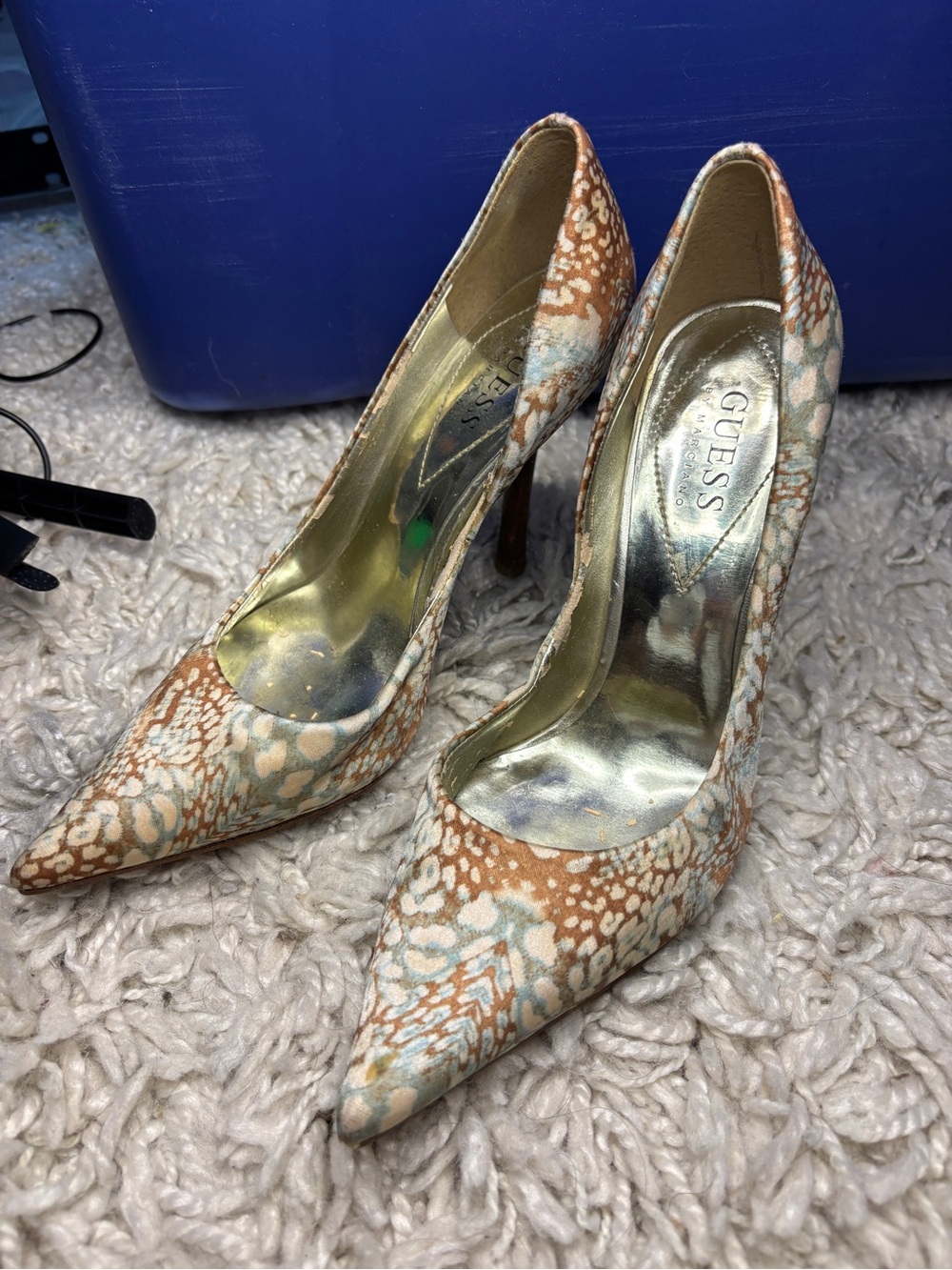 Guess by Marciano vintage multicoloured pump heels